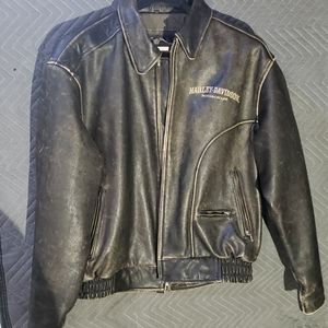 Rare Harley-Davidson distressed motorcycle jacket